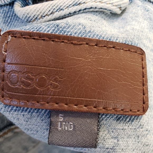 Jean jacket ASOS size Small Long - Picture 11 of 13